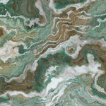 Tapet personalizat marble cu o marmura in tonuri profunde de verde cu insertii albe si negre ce adauga eleganta si prospetime green marble