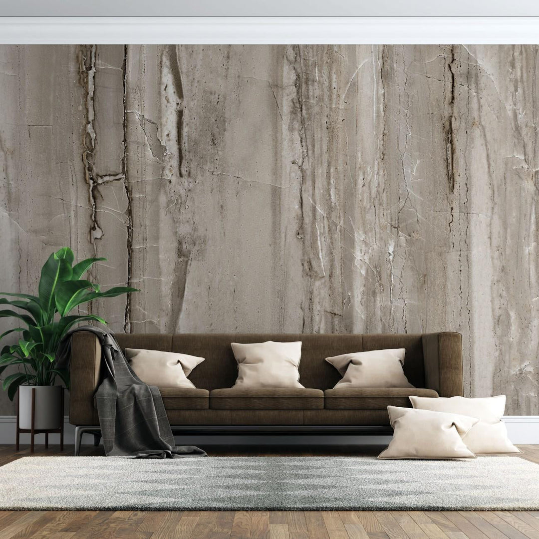 Fototapet personalizat marble cu o piatra bej cu o suprafata uniforma ideala pentru un design minimalist si cald beige stone