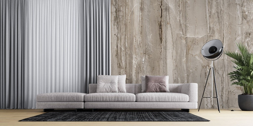 Fototapet personalizat marble cu o piatra bej cu o suprafata uniforma ideala pentru un design minimalist si cald beige stone