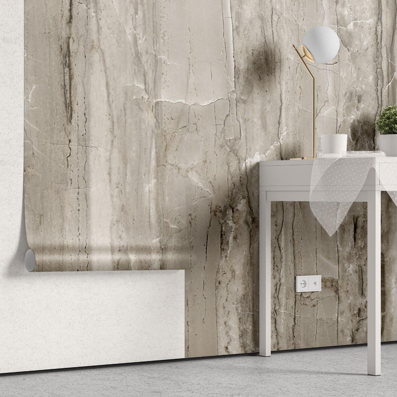 fototapet personalizat marble cu o piatra bej cu o suprafata uniforma ideala pentru un design minimalist si cald beige stone