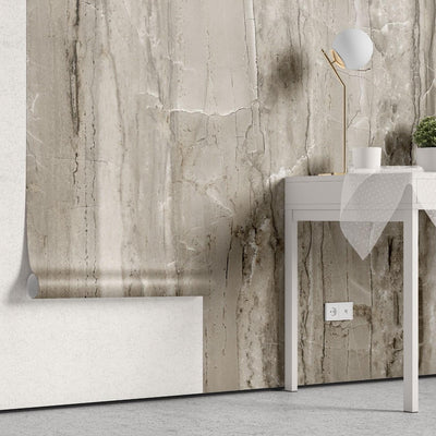 fototapet personalizat marble cu o piatra bej cu o suprafata uniforma ideala pentru un design minimalist si cald beige stone