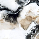 Tapet personalizat marble cu o marmura in nuante de cafea si crem cu modele fluide asemanatoare cernelii ink coffee