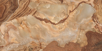 tapet personalizat marble cu o textura de marmura in nuante calde de argila si bej ce aduc un aspect natural si primitor clay marble