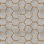 Tapet personalizat - CONCRETE HONEYCOMB