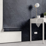 Tapet Personalizat Stone cu perete cu vopsea decorativa in nuante de albastru inchis - DEEP BLUE STUCCO