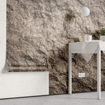 Tapet Personalizat Stone cu piatra naturala de stanca in nuante maronii - NATURAL ROCK WALL