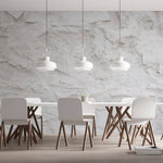 Tapet Personalizat Stone cu perete alb de piatra in stil mediteranean - MEDITERRANEAN STONE WALL