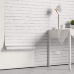 Tapet Personalizat Stone cu perete alb de caramida alba - HIGHLIGHT WHITE BRICK II