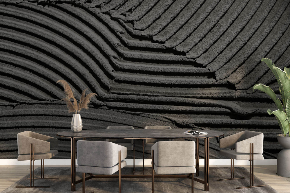 Tapet Personalizat Stone cu plaster gri texturat - GREY PLASTER