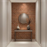 Tapet Personalizat Stone cu petere de caramida - ORANGE BRICK