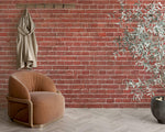 Tapet Personalizat Stone cu caramida rosie - SCARLET RED BRICK