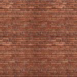 Tapet Personalizat Stone cu caramizi dispuse neuniform - UNEVEN RED BRICKS