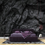 Tapet Personalizat Stone cu stanca de piatra neagra - BLACK STONE