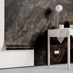 Tapet Personalizat Stone cu piatra de stanca in nuante de maro - EARTHY BROWN STONE