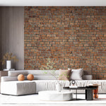 Tapet Personalizat Stone cu perete de caramida veche - OLD SCRAPED BRICKS
