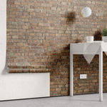 Tapet Personalizat Stone cu perete de caramida veche - OLD SCRAPED BRICKS