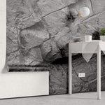 Tapet Personalizat Stone cu perete de stanca gri - LIGHT GREY STONE