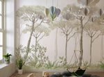 Tapet Personalizat Natura pentru copii cu padure verde si copaci inalti  - HIGH TREES