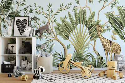 Tapet personalizat - JUNGLE LANDSCAPE