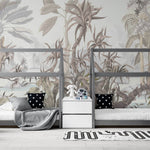 Tapet Personalizat Jungla Amazoniana cu jungla in nuante de verde pal - SOFT BEIGE JUNGLE