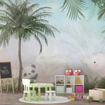 Tapet Personalizat Jungla Amazoniana cu animale exotice in jungla amazoniana - EXOTIC BABY ANIMALS