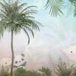 Tapet Personalizat Jungla Amazoniana cu animale exotice in jungla amazoniana - EXOTIC BABY ANIMALS