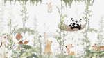 Tapet Personalizat Jungla Amazoniana cu vegetatie inalta si animale cantand - JUNGLE MUSICAL CONCERT