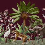 Tapet Personalizat Lumea Animalelor din jungla - VELVET JUNGLE