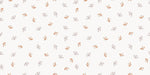 Tapet Personalizat Inspiratie Scandinava cu model abstract cu frunze maro si fundal crem - SOFT LEAF PATTERN