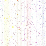 Tapet Personalizat Inspiratie Scandinava pentru Copii cu puncte abstracte multicolore - SOFT RAINBOW COLORS