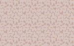 Tapet Personalizat Inspiratie Scandinava pentru Copii cu flori in pattern abstract retro in nuante de roz-maro - BLUSH PINK FLORAL PATTERN