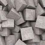 Tapet personalizat 3d cu blocuri de granit imbinate asimetric in nuante de maronii concrete blocks granit