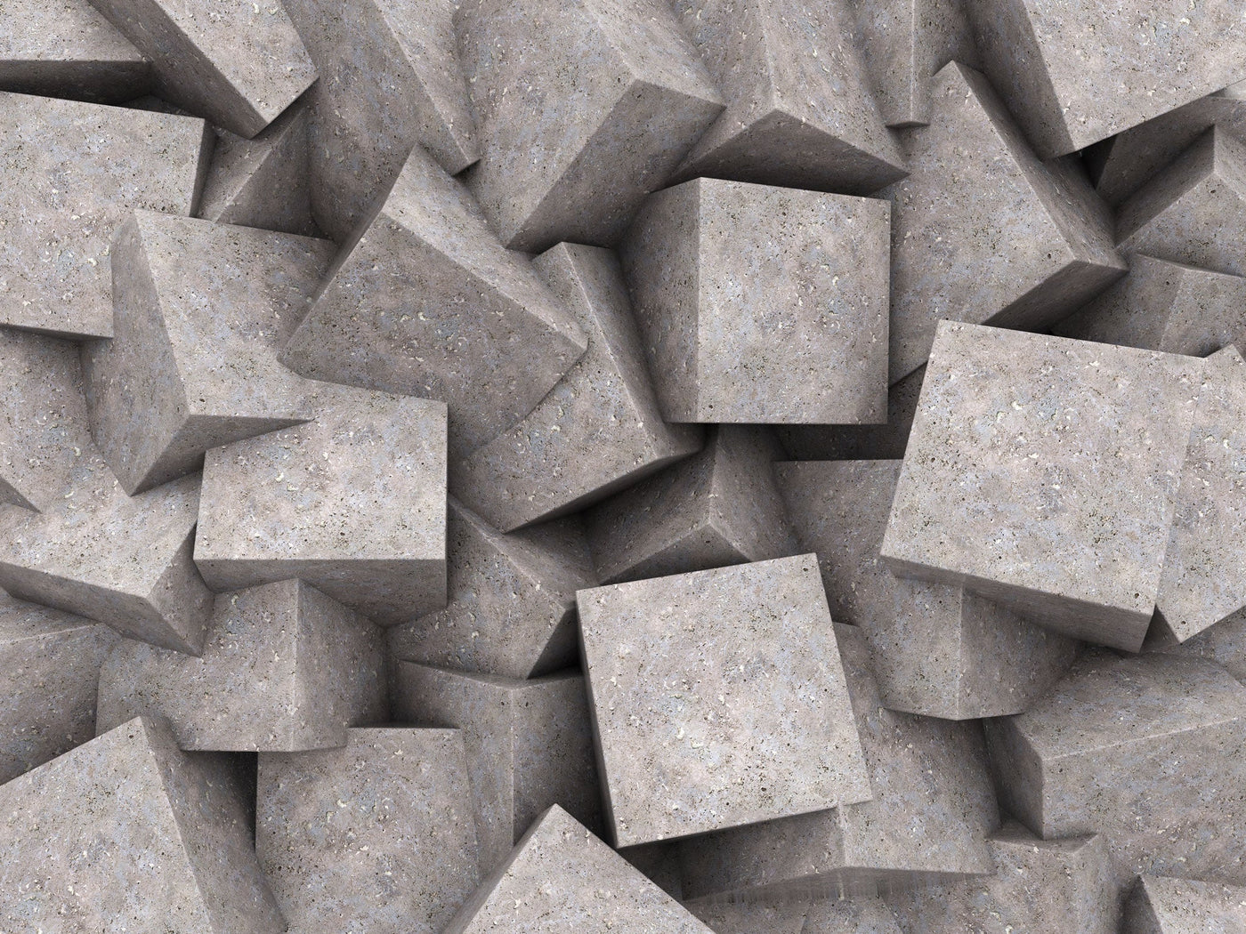 Tapet personalizat - CONCRETE BLOCKS GRANIT