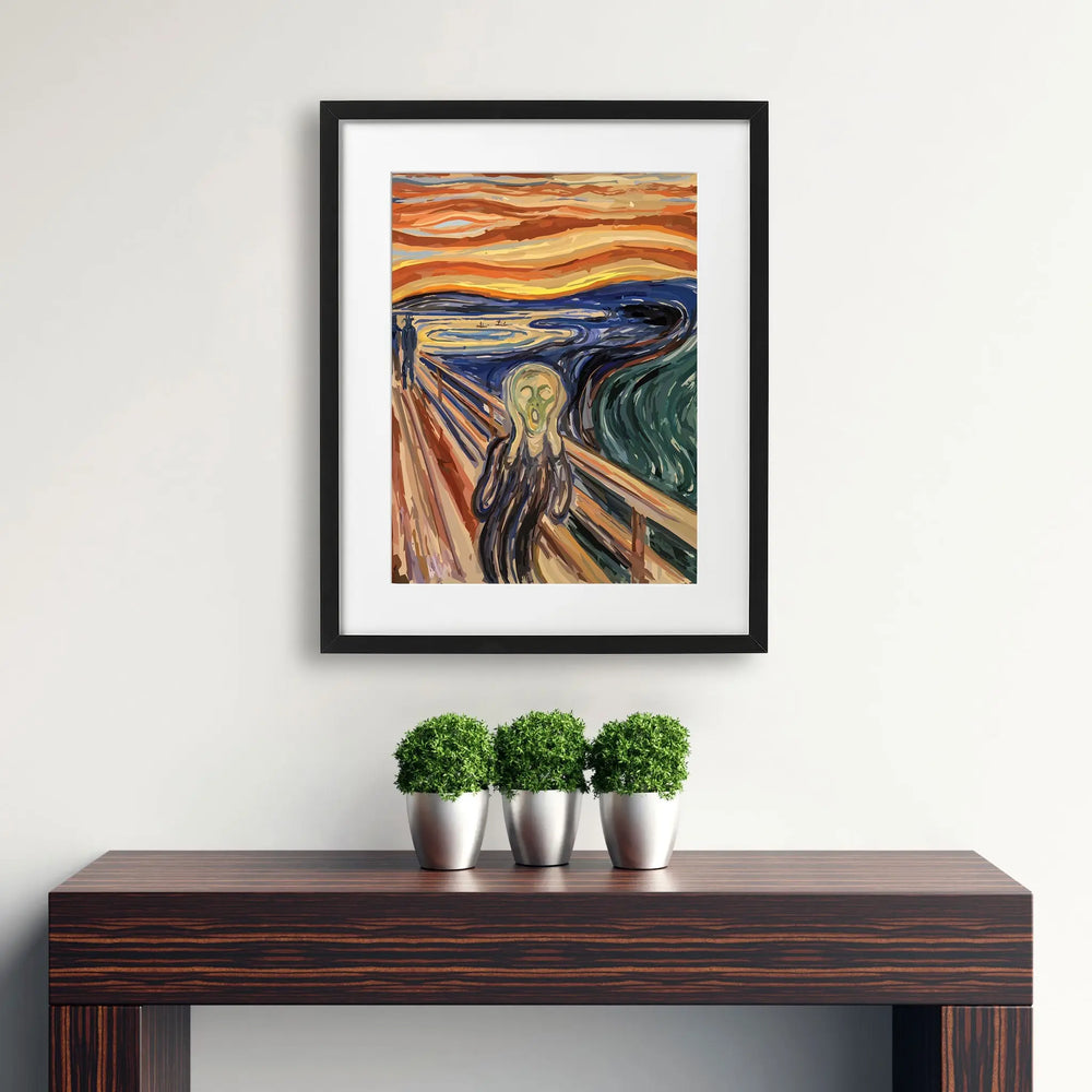 Tablou cu rama    THE SCREAM - beudis.ro