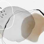 Tapet personalizat watercolor in nuante bej si gri coffee watercolor