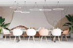 Tapet personalizat watercolor cu pete abstracte cafenii coffee tones