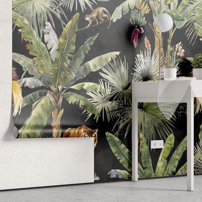 Tapet personalizat - WATERCOLOR JUNGLE