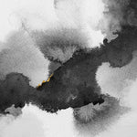 Tapet personalizat watercolor cu cerneala neagra black ink