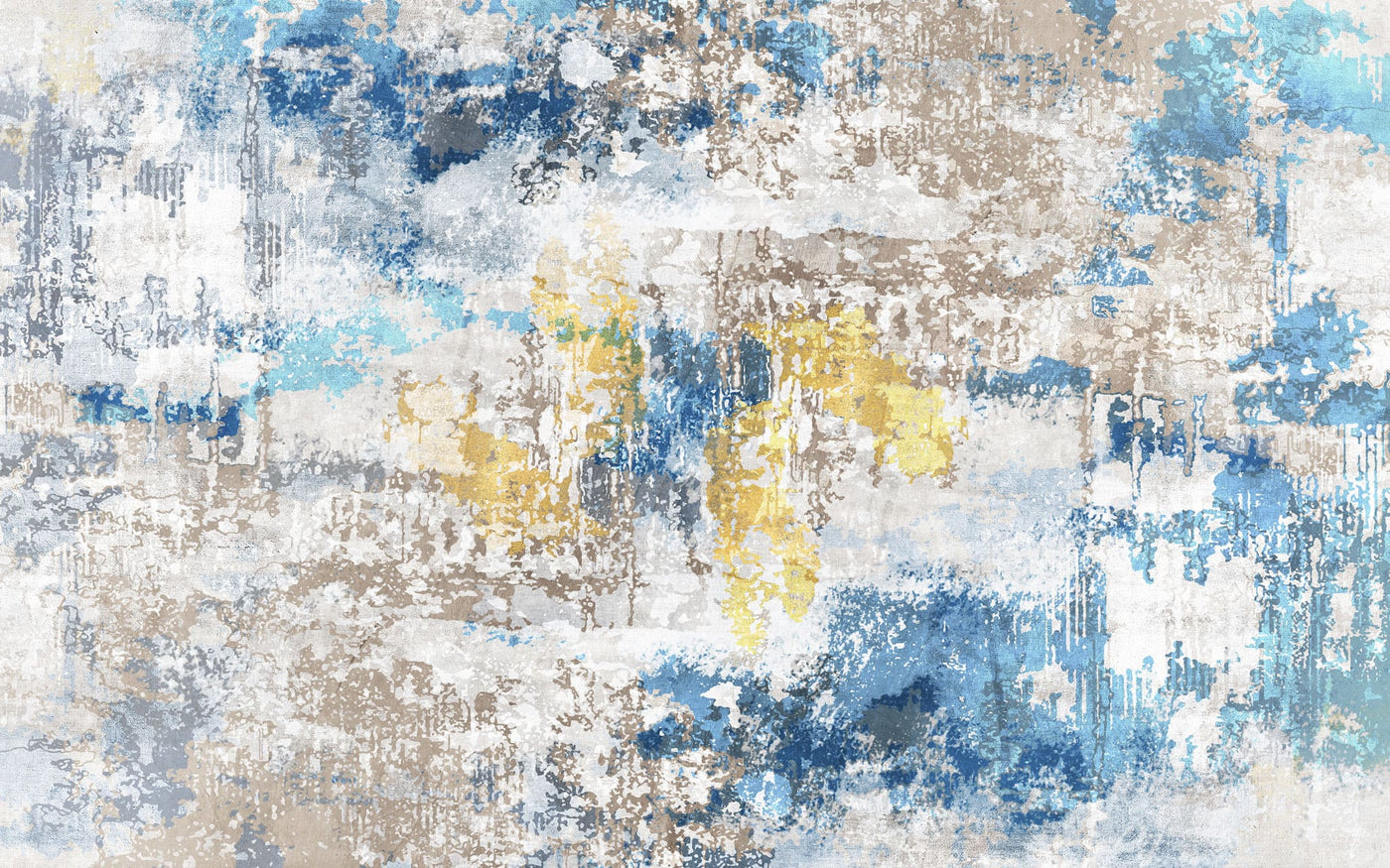 Tapet personalizat - GOLD&BLUE SCRAP