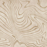 Tapet personalizat abstract cu forma abstracta in nuante de bej moving sands