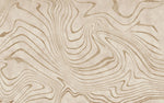 Tapet personalizat abstract cu forma abstracta in nuante de bej moving sands