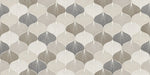 Tapet personalizat art deco in nuante pamantii cu model de scoici sea shells