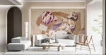 Tapet personalizat fine art de tip colaj de imagini in stil renascentist renaissance collage