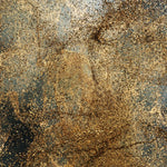 Tapet personalizat fine art cu sclipici auriu nisipos in prim plan sandy glitter