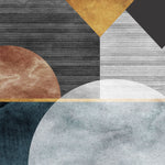Tapet personalizat fine art cu forme abstracte aflate in aliniament alignment