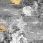 Tapet personalizat fine art cu textura de perete pictat in stil watercolor in nuante gri si insertii aurii watercolor gray splash