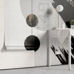 Tapet personalizat fine art cu design industrial abstract industrial aesthetic