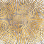Tapet personalizat fine art cu dungi radiante aurii golden goddess