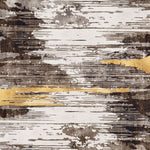 Tapet personalizat fine art cu dungi abstracte aurii si negre black meets gold