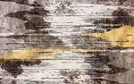 Tapet personalizat fine art cu dungi abstracte aurii si negre black meets gold